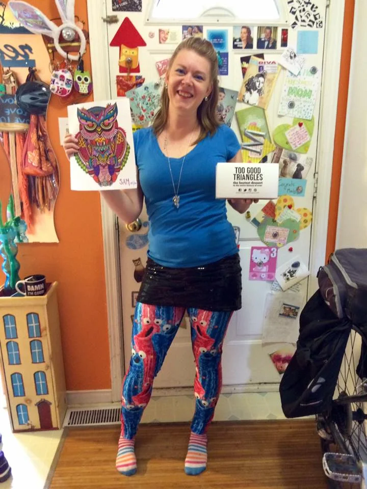 Yip yip leggings on my TGT customer, Sherri!
