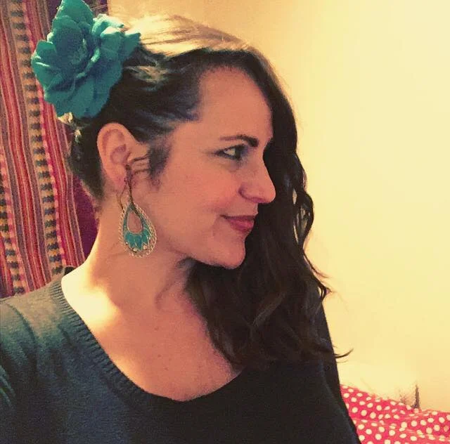 She wore a flower in her hair...