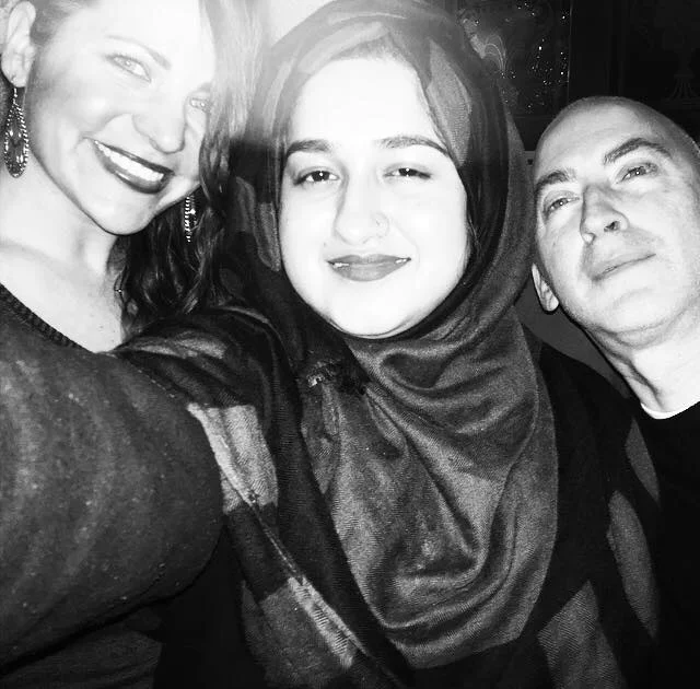 That's Rida's arm and not my boobs, FYI