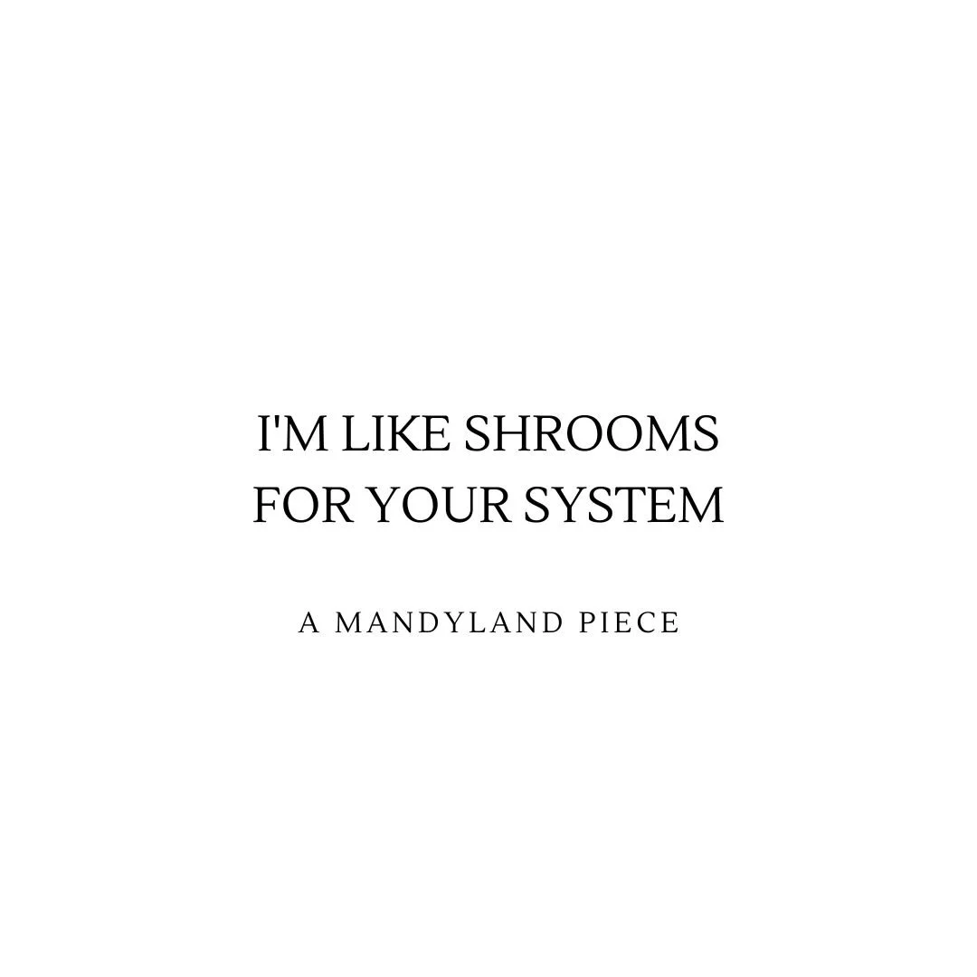 I'm Like Shrooms For Your System (An Essay)