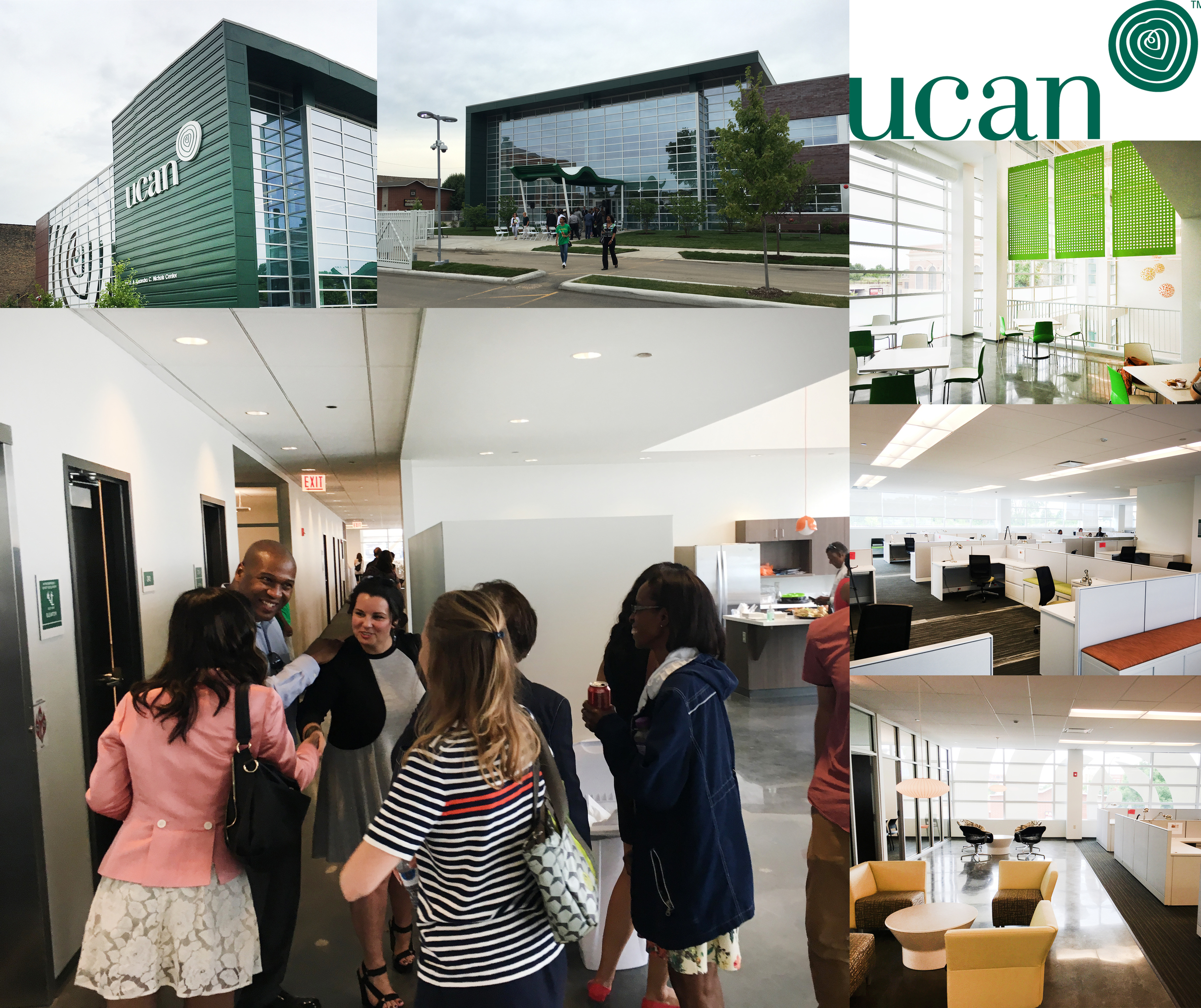 UCAN CELEBRATES HEADQUARTERS GRAND OPENING Collaborations with Johnson & Lee, Moody Nolan, and Searl Lamaster Howe Architects , have resulted in UCAN 's new headquarters.