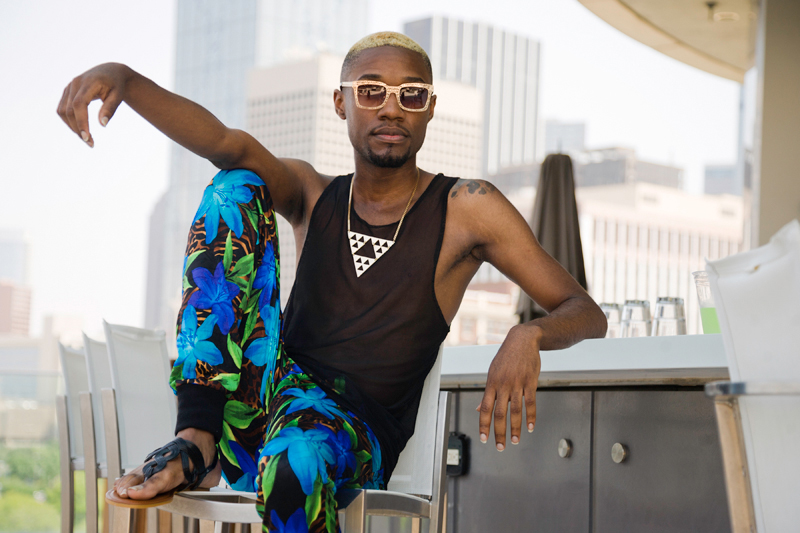 Twiggy, 2013. Photographed by Marico Fayre and styled by Hunter Sunrise for model and LGBT activist, Twiggy Pucci Garcon. Dallas, 2013.