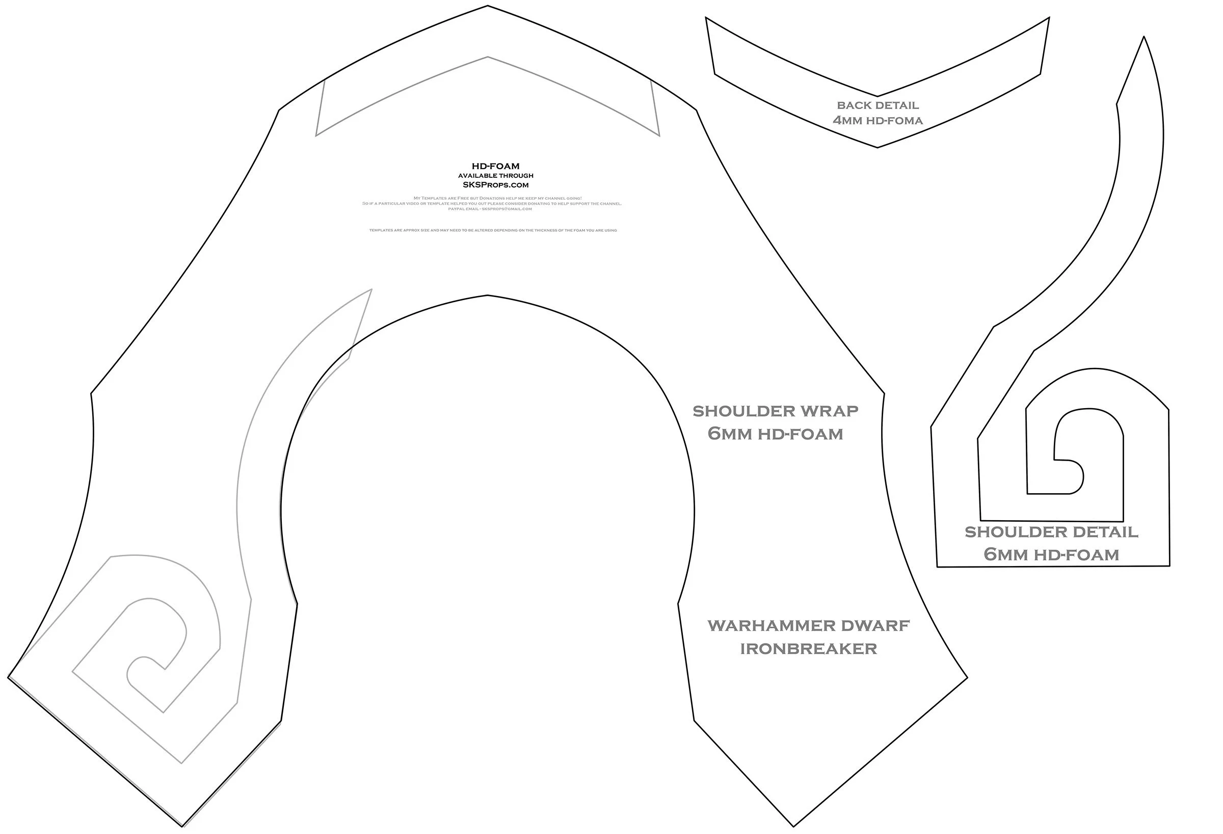Free Foam Templates Printable Templates