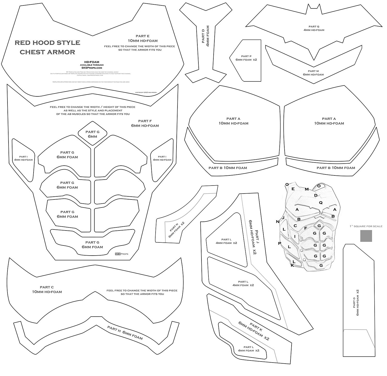 eva-foam-armor-templates