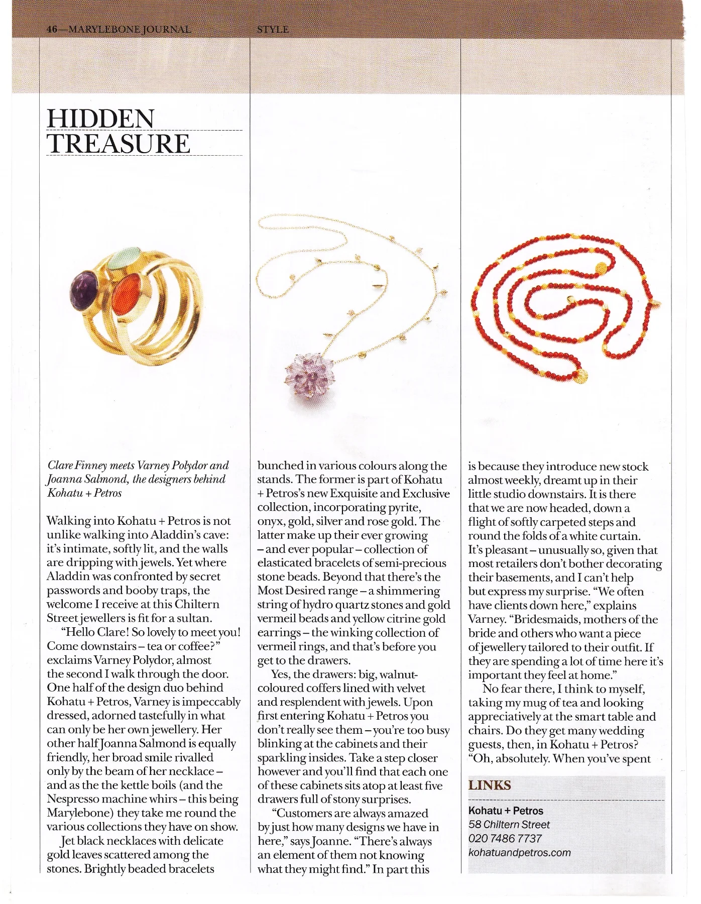 Marylebone Journal Feature
