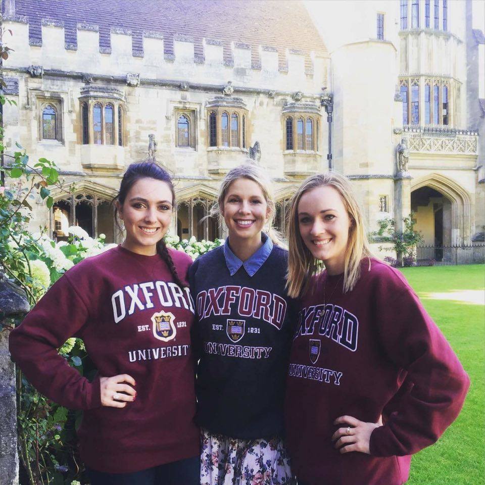 I title this photo- "They don't even go here.." from "Mean Girls" &nbsp;To my right, Lexy and Emerald. Two girls who know how to tolerate my exhausted, sickly self dragging them around Oxford with love and laughter.