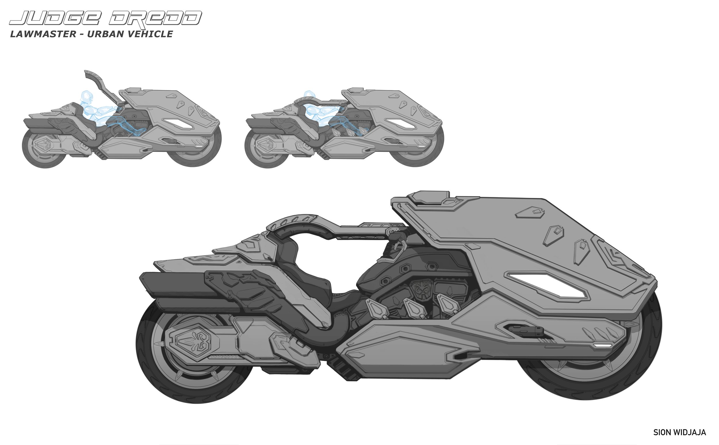 Judge Dredd Redesign - Lawmaster 3033