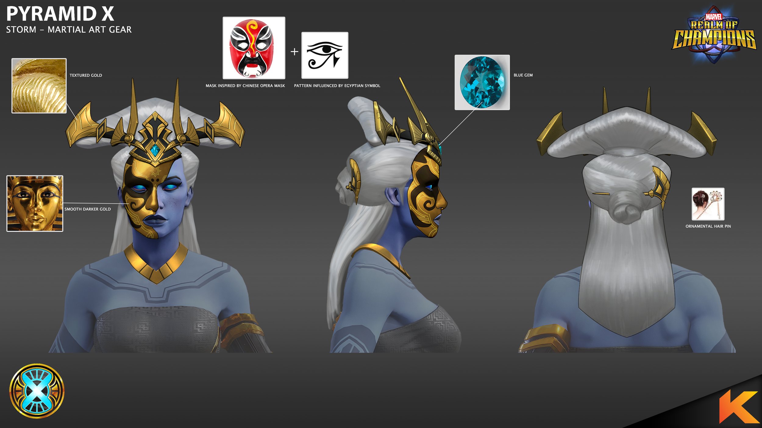 Asian Themed mask for Storm