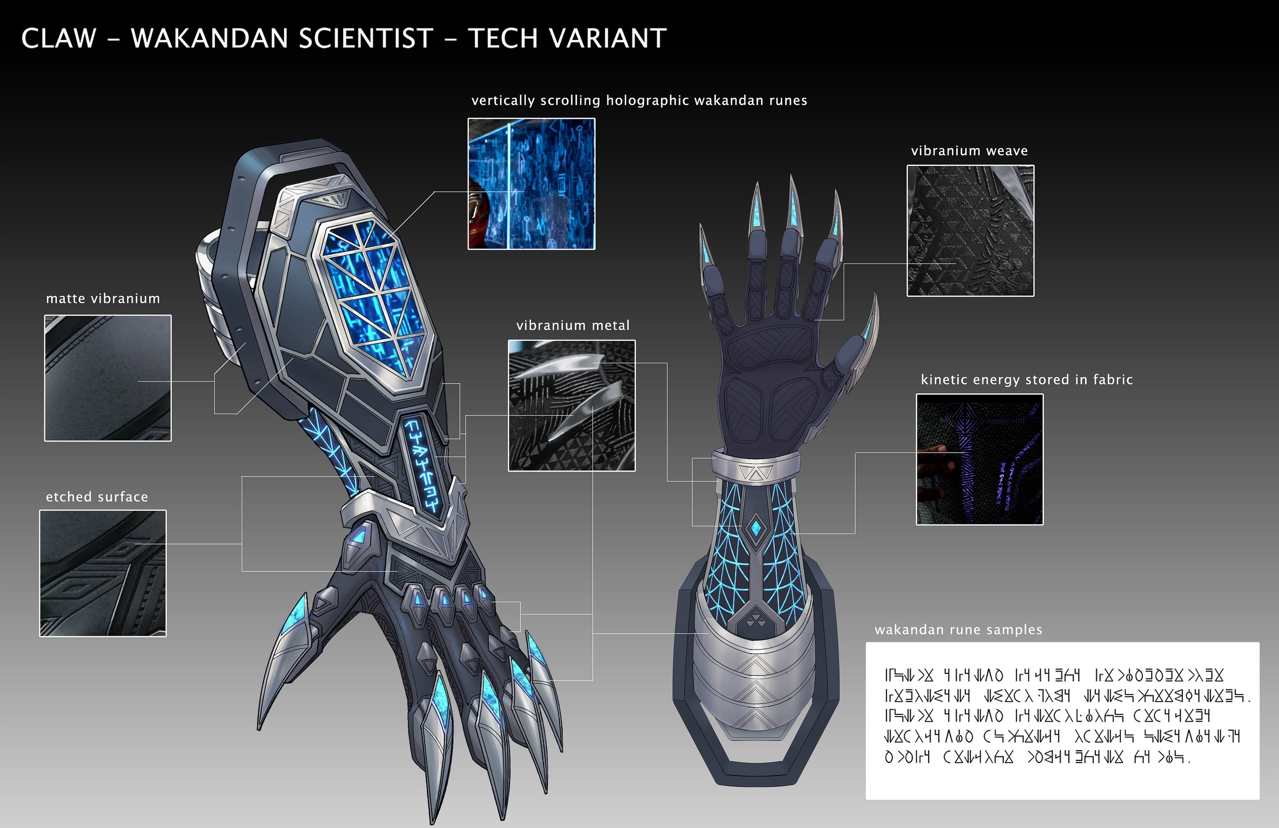 Wakandan Tech Gauntlet