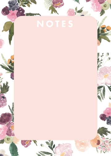 Notes: Abundance Rounded Corners