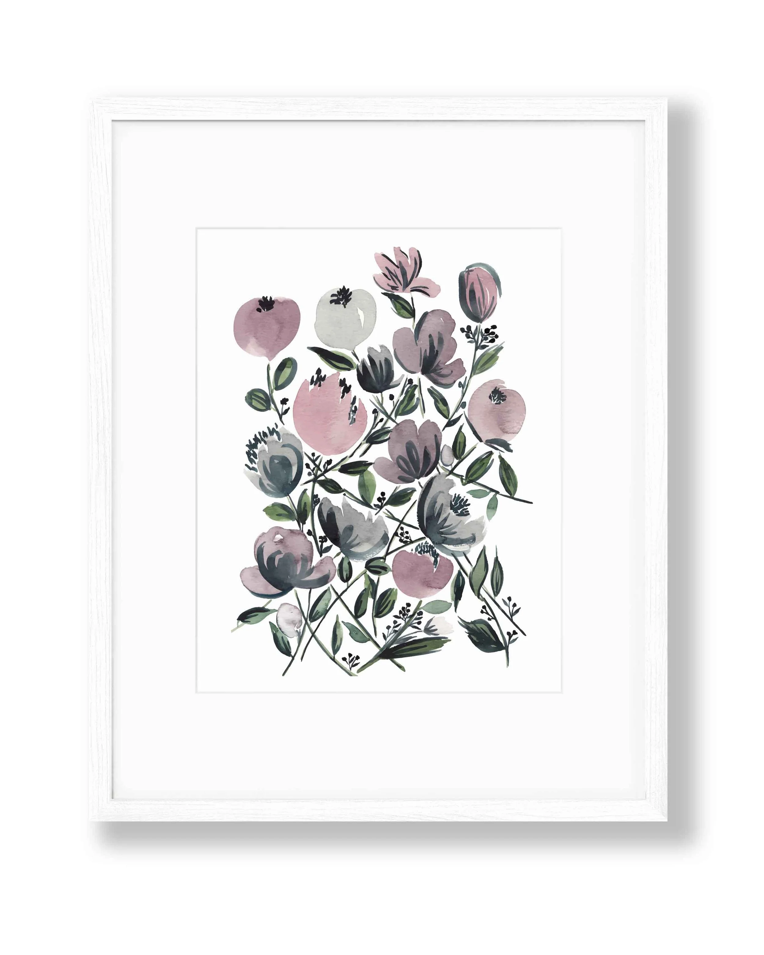 P2202- Deep Purple Florals Frame Mat 11x14-Portrait.jpg