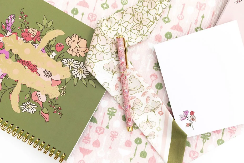 A Best Day Journal Notepad Tote Scarf Gift