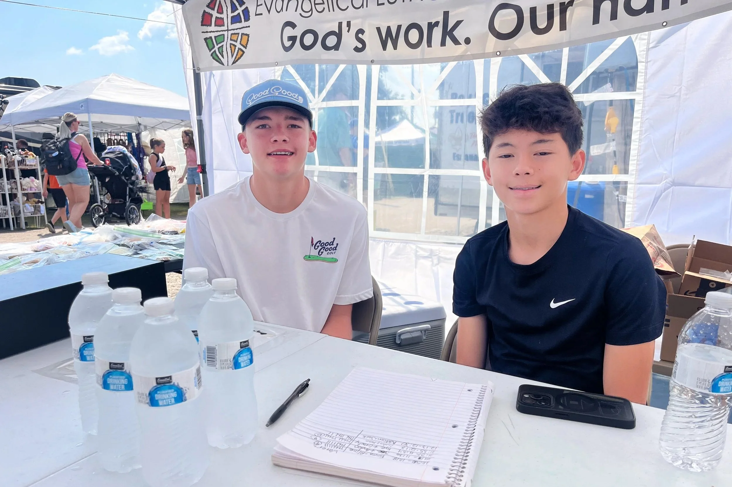 Bethany and local ELCA churches raised over $3,800 for clean water projects at the UP State Fair!