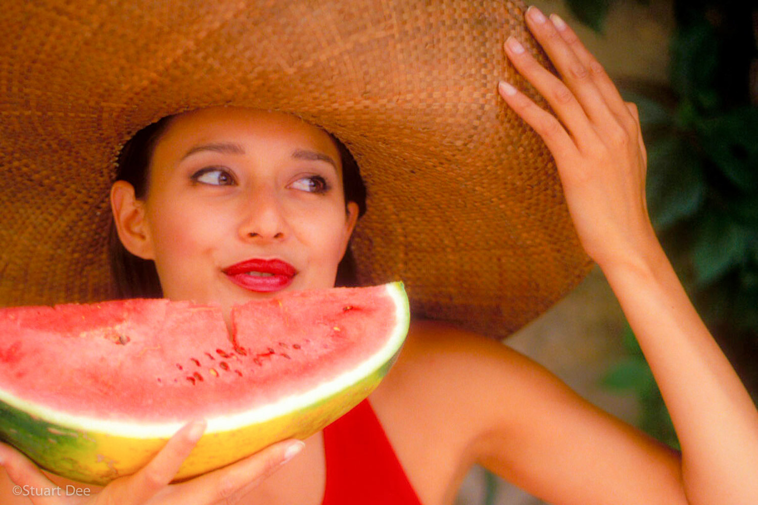  Woman/Watermelon, Provence, France 