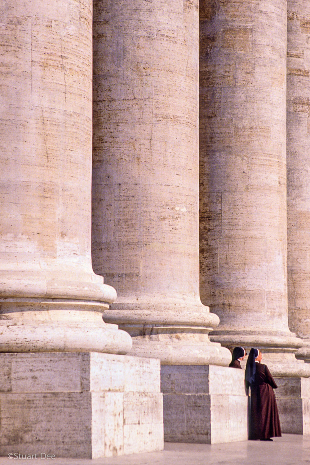  Nuns and Columns, St. Peter’s , Rome, Italy 