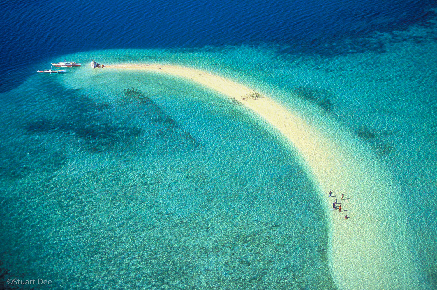 Outing On Sandbar, Macalingaw Island, Bohol, Philippines