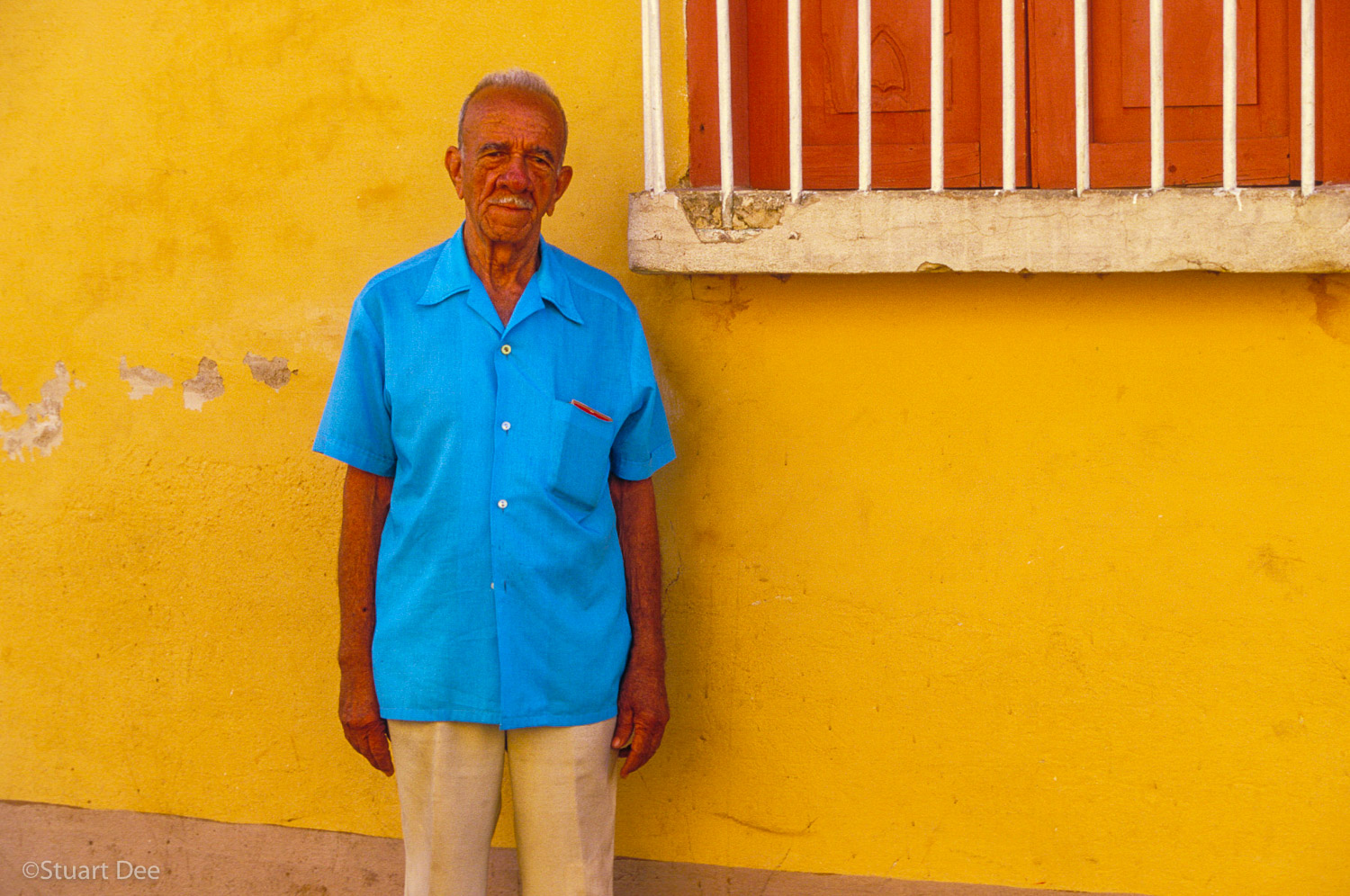  Old Man By Window, Trinidad, Cuba
R 