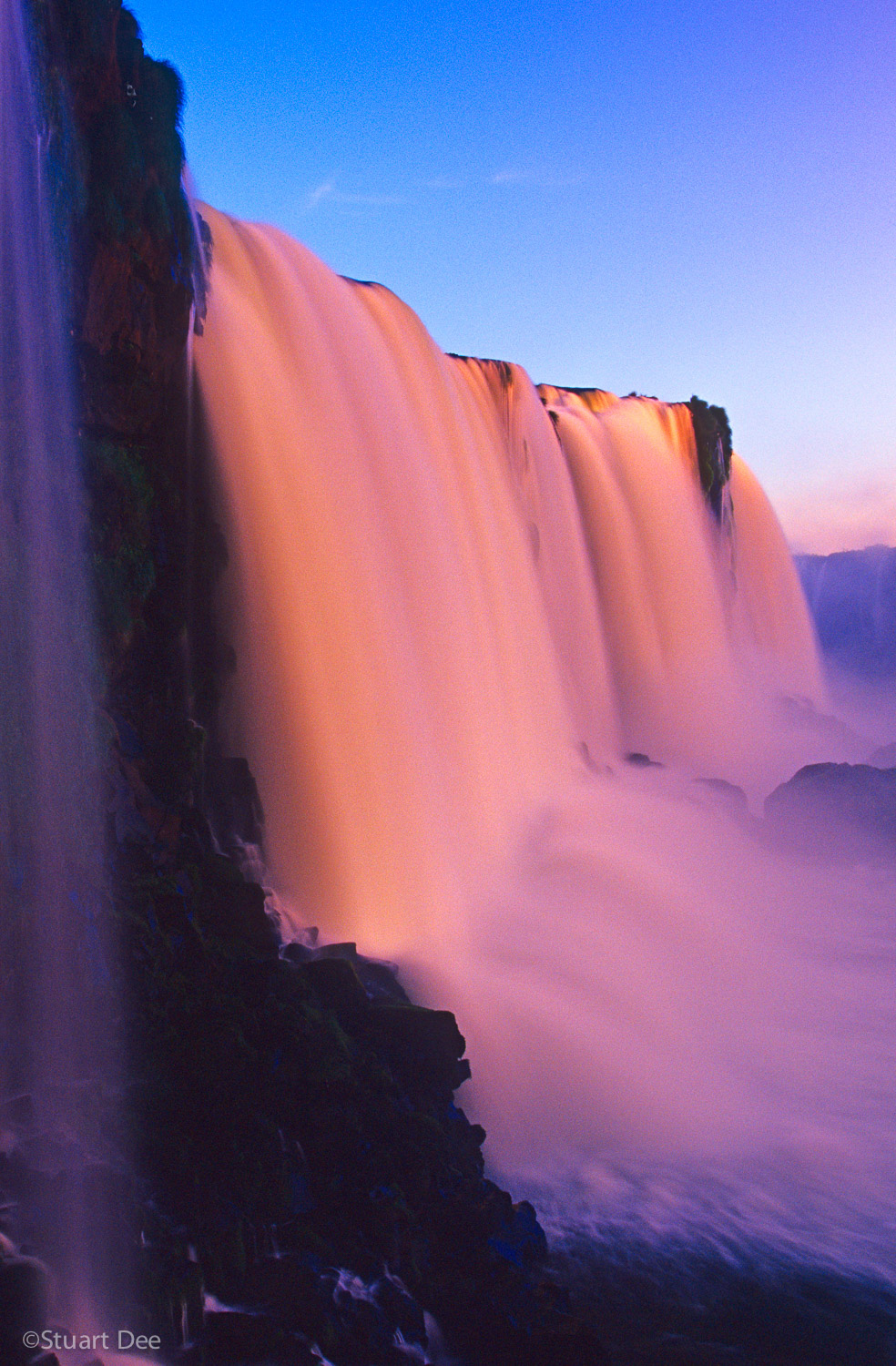  Iguazu Falls at sunset, Brazil 