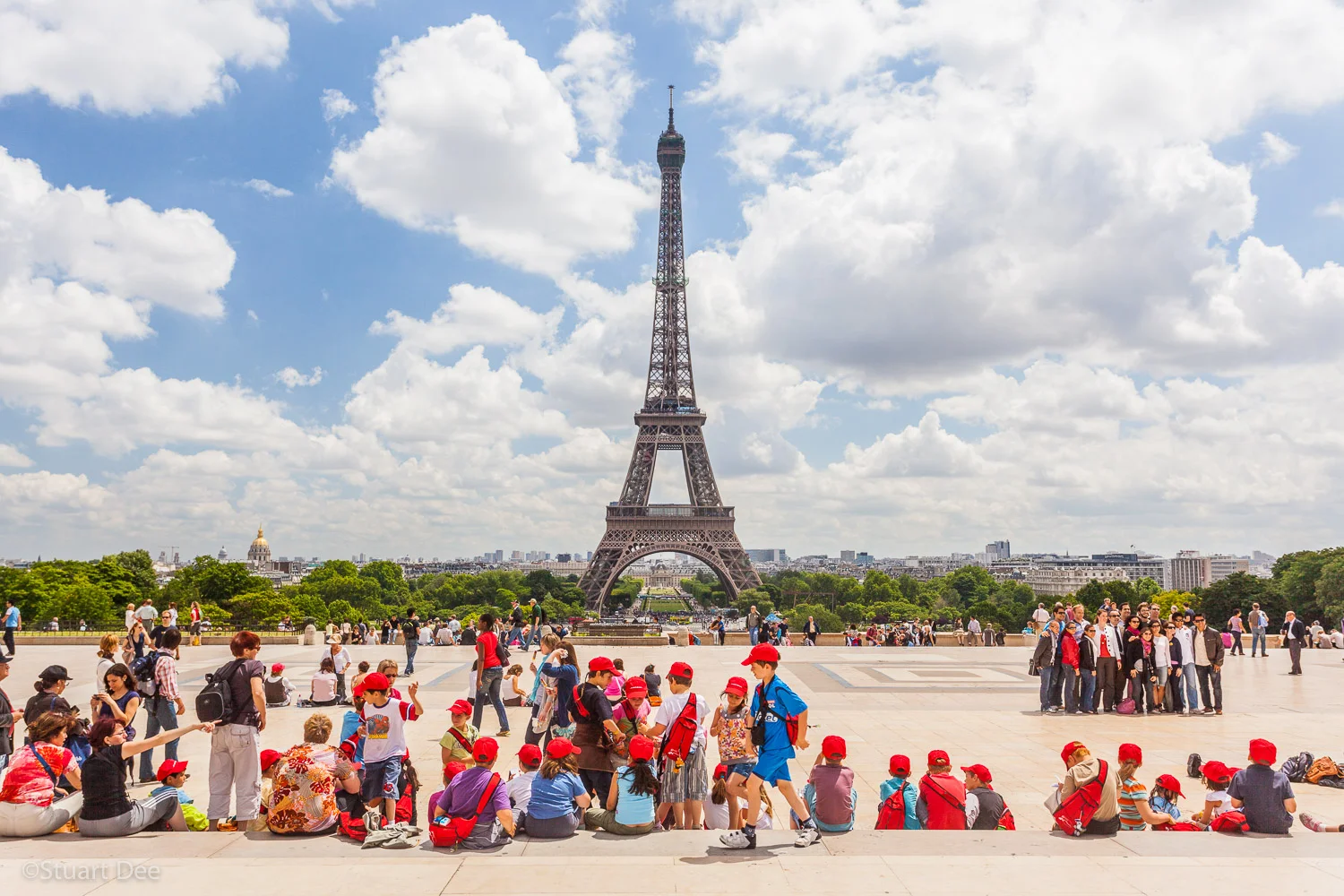 Eiffel Tower, Paris, France. The Eiffel Tower is the most recognized travel landmark in the world.