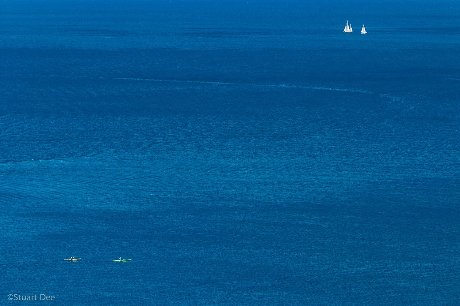 Kayakers, Lake Tahoe, California, USA
