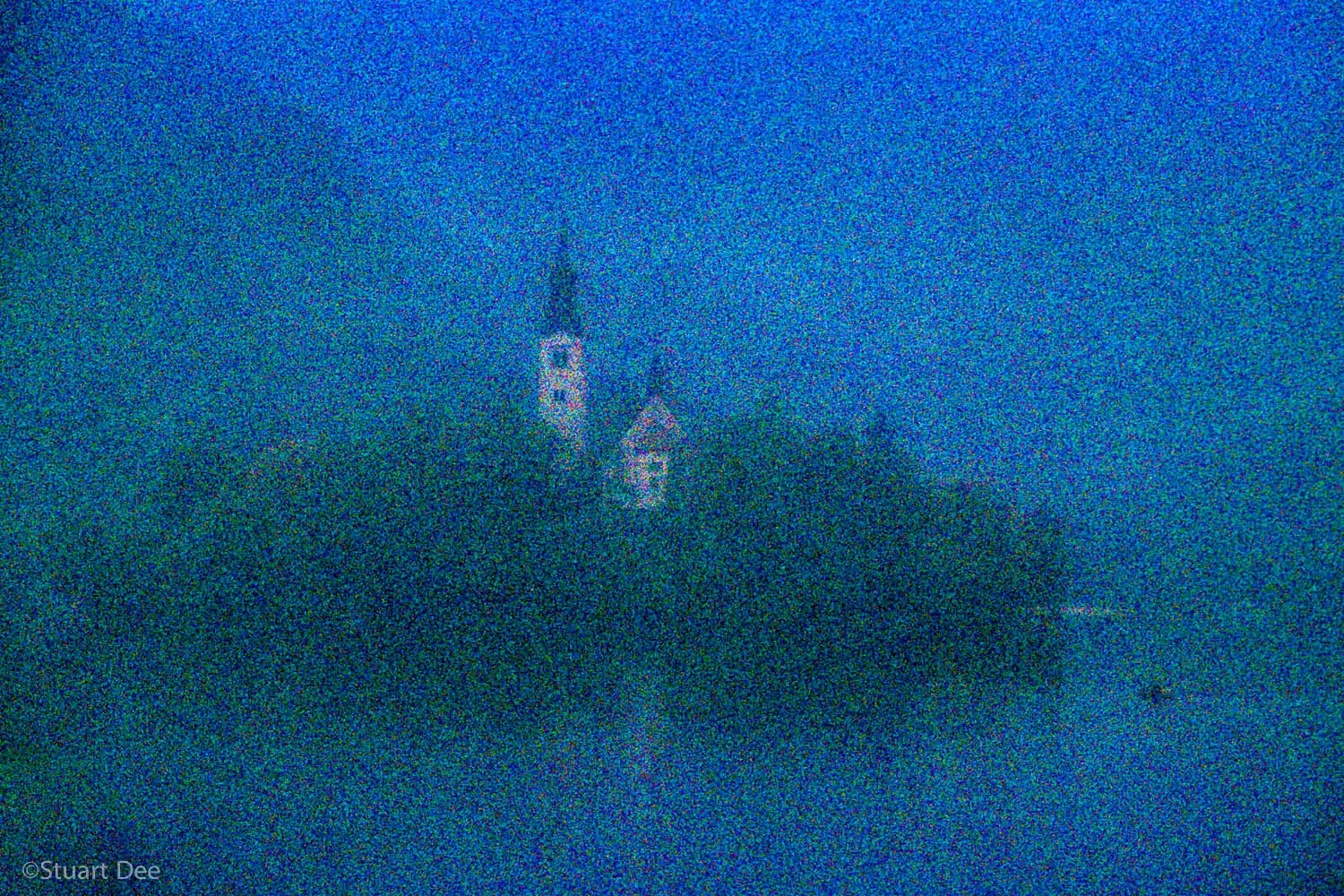 St. Mary's Church, Bled Island (Blenjski Otok), Lake Bled, Bled, Slovenia, in fog and mist