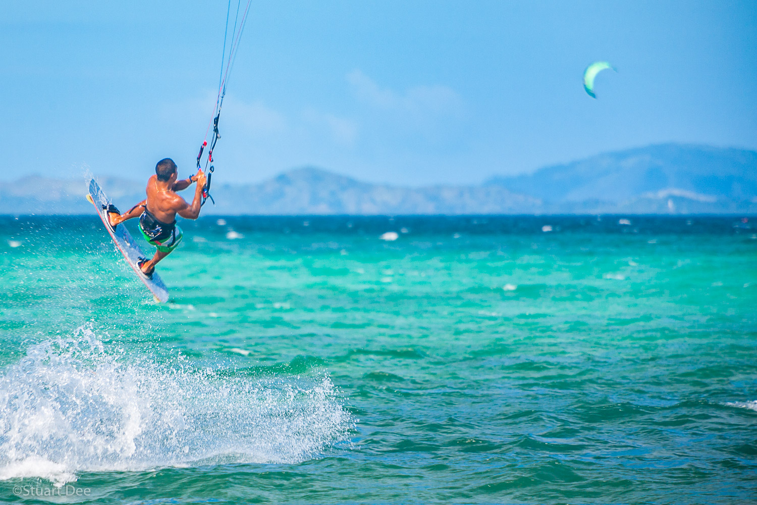 Kiteboarding, Bulabog Beach, Boracay, Aklan, Philippines. Boracay is the most popular beach destination in the Philippines, and Bulabog Beach is the kitesurfing and windsurfing capital of Asia.