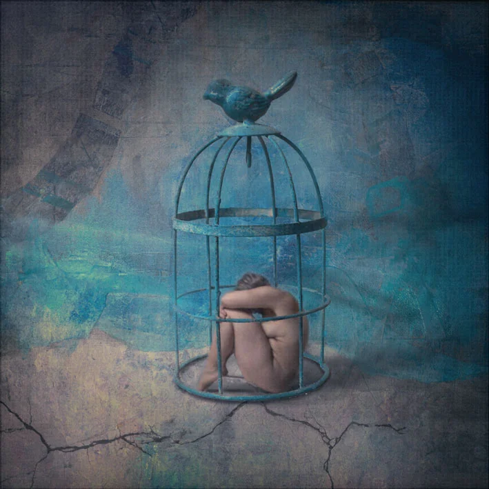 caged