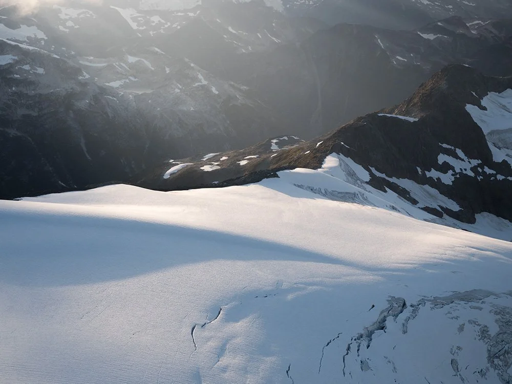 Unnamed Glacier below Polar Bear Peak, Coast Mountains, British Columbia, 2021