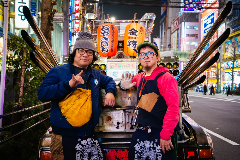 From left: Yamawaki Hiromichi and Kisaki Kimitaka