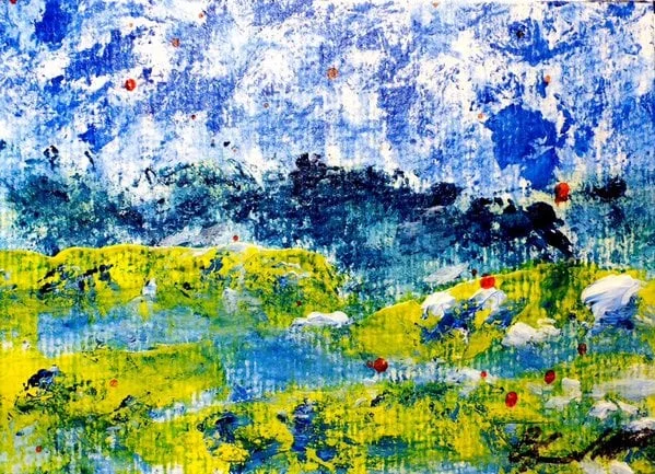 Hot Summer Day, the 2016 Twitter Art Exhibit entry from Twitter user @kunst_seele. Used with permission.