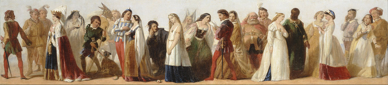Procession of Characters from Shakespeare's Plays , by unknown artist