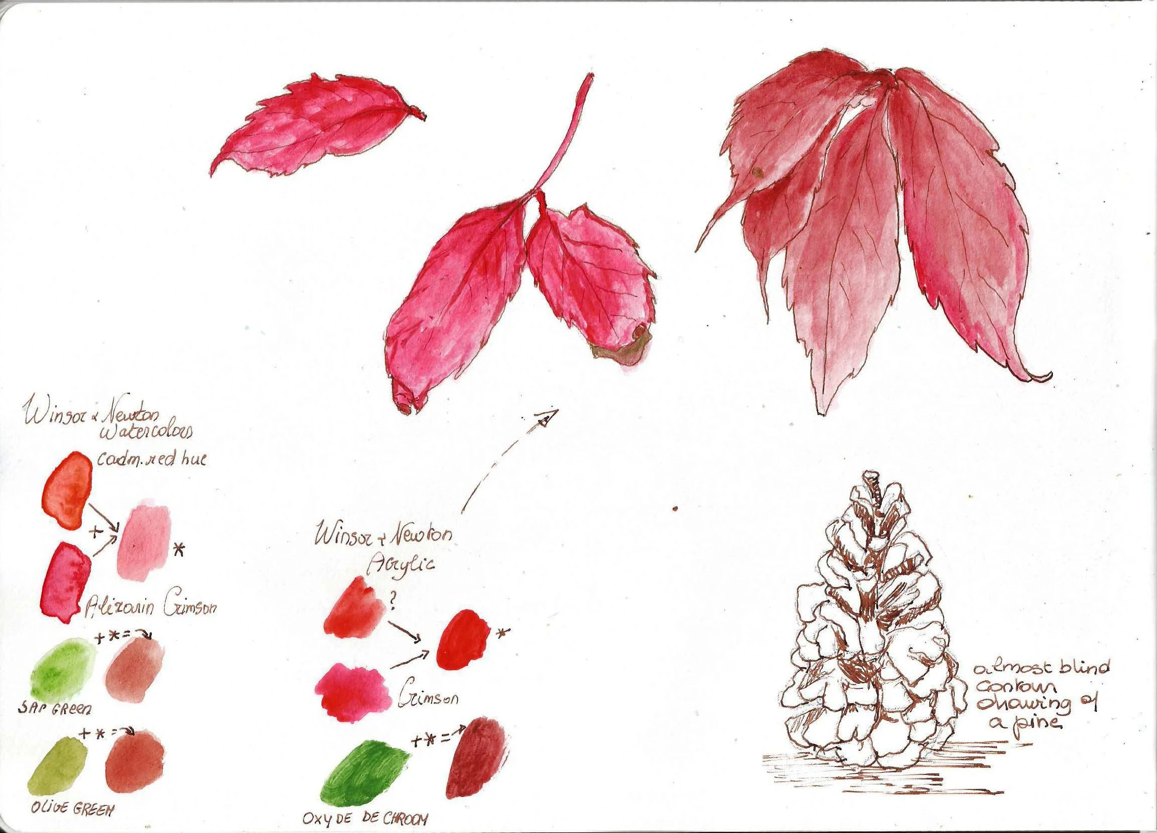 Herfstbladeren 2, Debora Missoorten, 2017 (Click to enlarge)