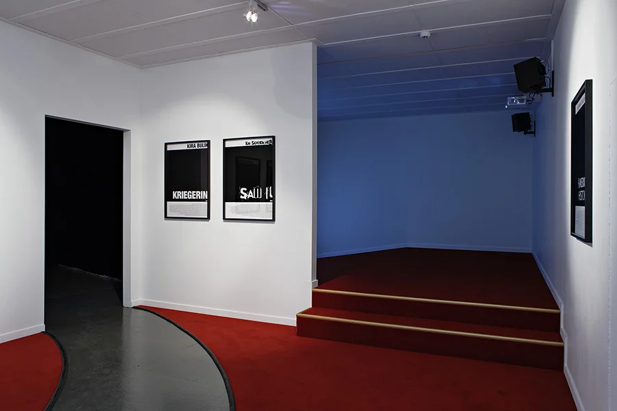 Not yet finished installationview Stine-Marie Jacobsen, Direct Approach, 2012 / 2013
