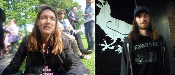 Left: Sabrina van der Ley, director of Oslo's National Museum. Right: Sex Tags member Stefan Mitterer.