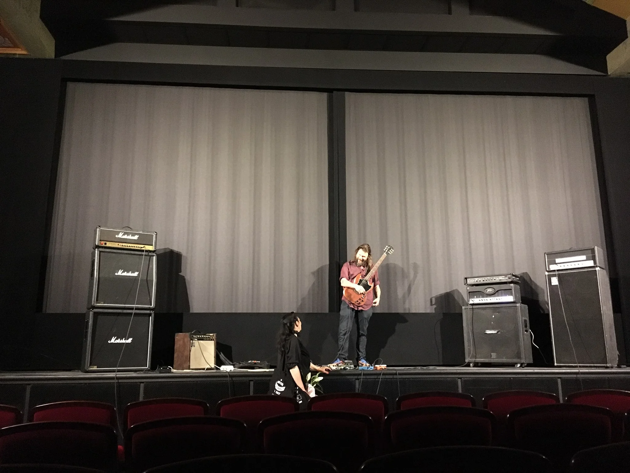 Opening performance by Johan Zetterquist, Study for a Monument (the music) Xl .