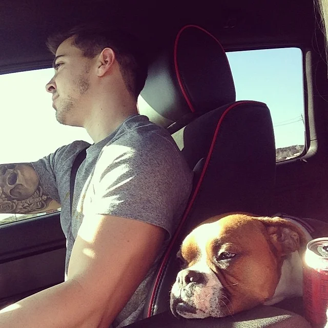 Best View any girl could ask for, 2 sweetest babies in da whole world π¦πΆ roupert likes to rest her head where the sun shines to sun bathe βοΈ–posted by atxfitness_tdl on Instagram