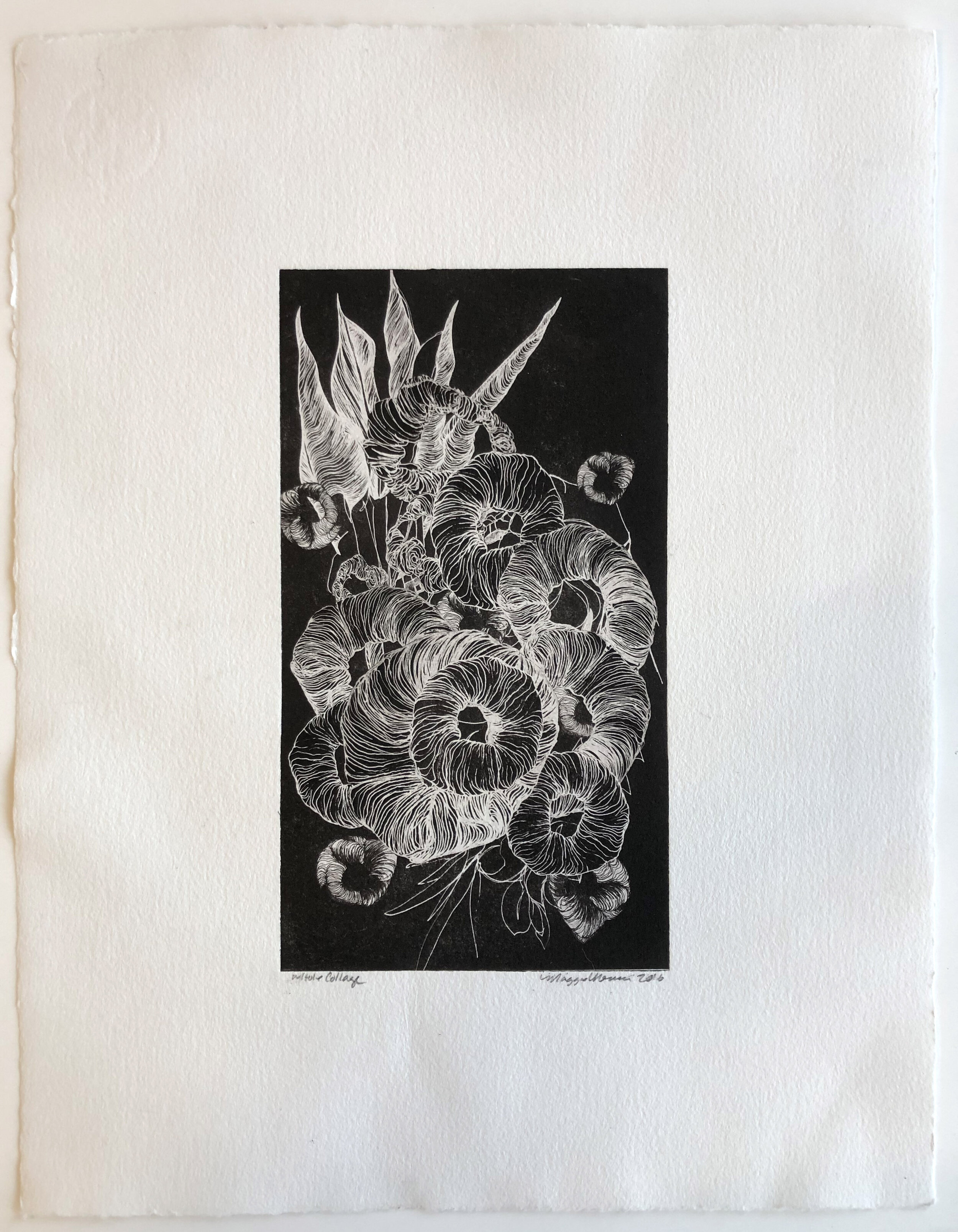 "wHole Collage" photopolymer print 