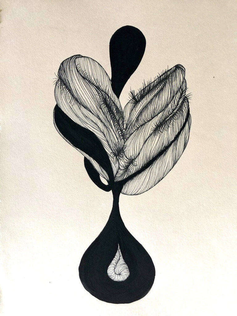 Toned paper drawing_5_hairy drip.jpg