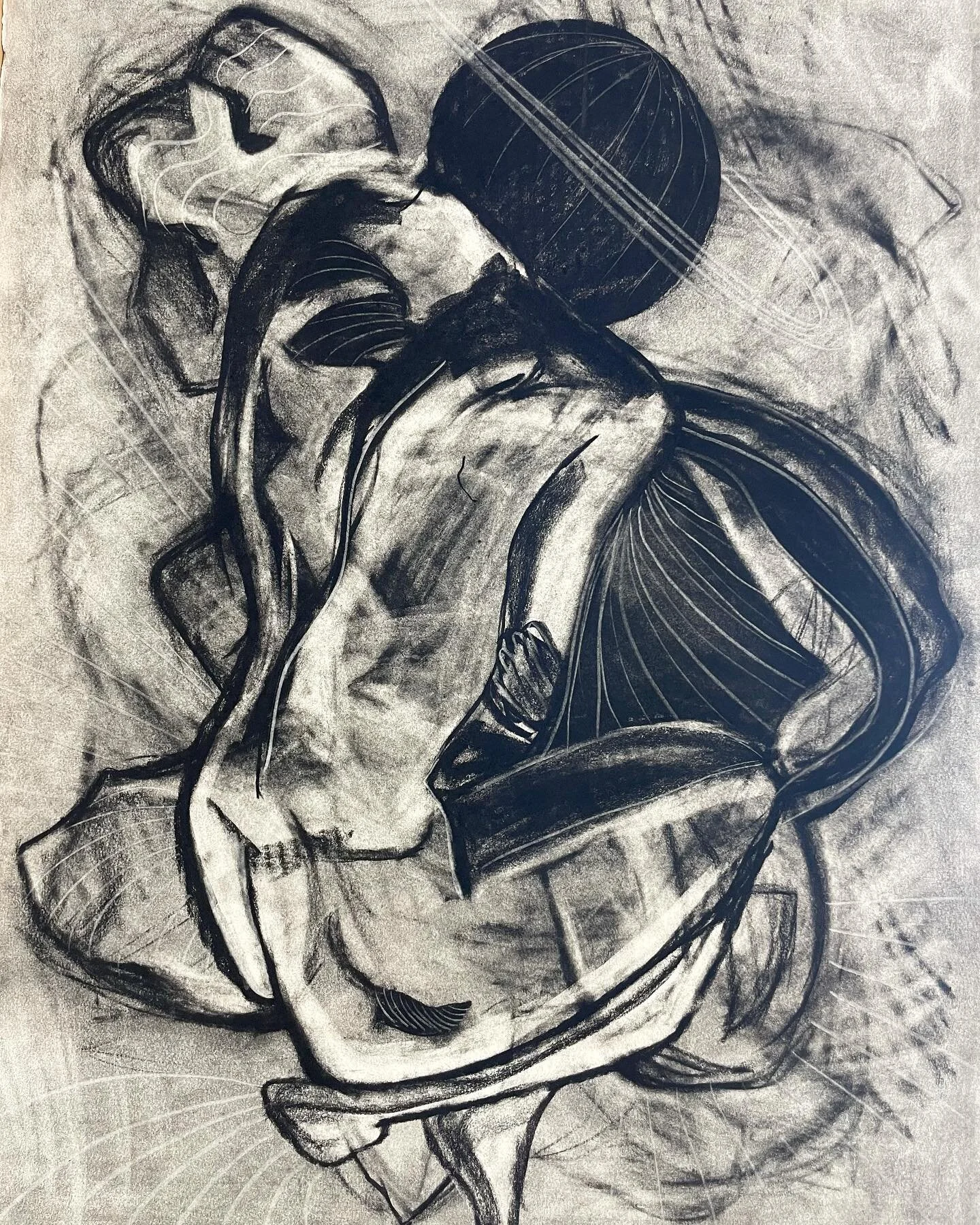 What emerged for Astrid🙌#charcoal #drawing #erasure #markmaking #process #figuredrawing #artclass #rivesbfk #charcoaldrawing #worksonpaper 

By Astrid Erickson