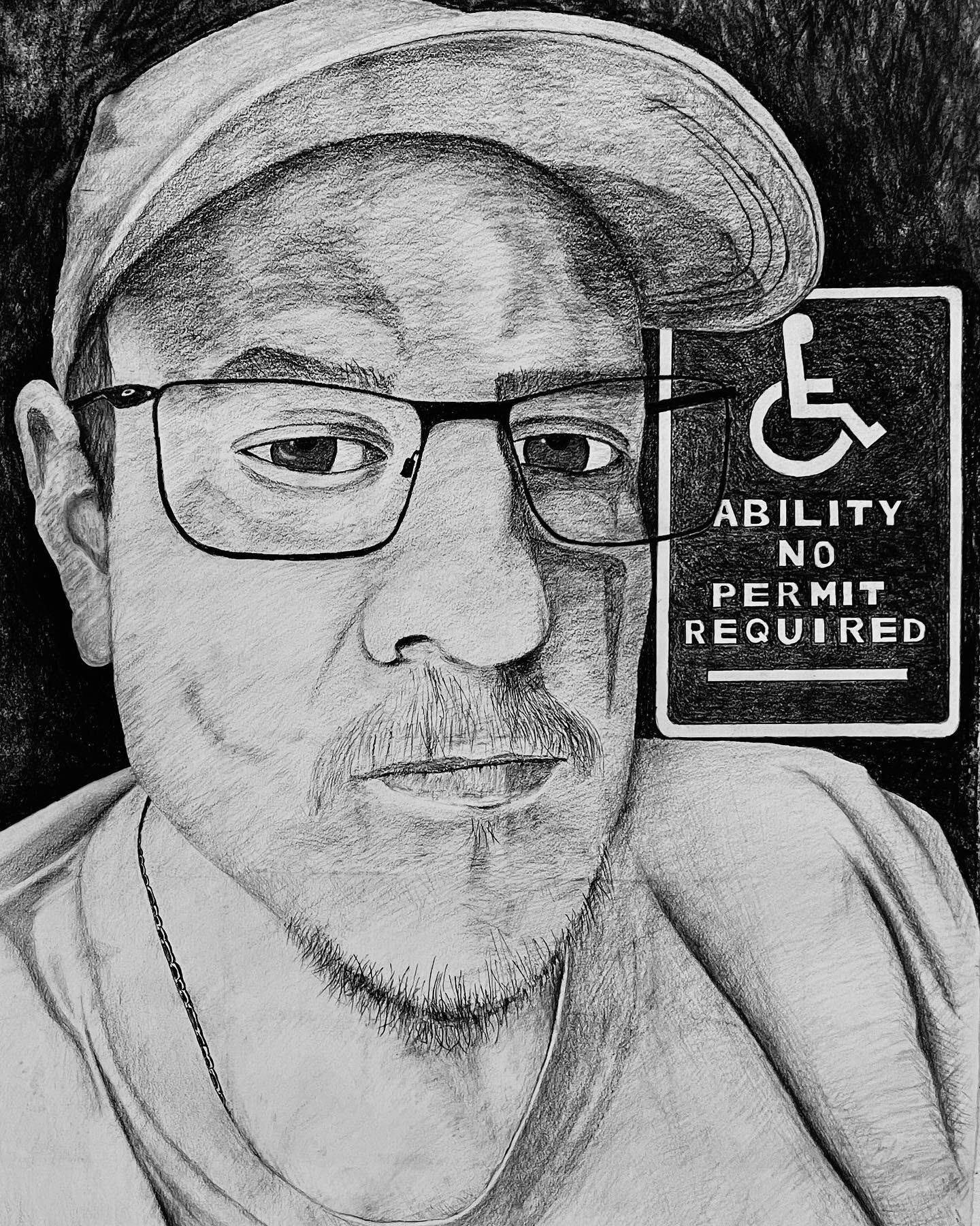&ldquo;Ability: No Permit Required&rdquo;
self portrait and other works by Gilbert Soucy. Drawing 1, Manchester Community College
.
.
#22x30rivesbfk #charcoal #selfportrait #selfportraitdrawing #graphite #ballpointpen #ballpointpendrawing #urbanlands