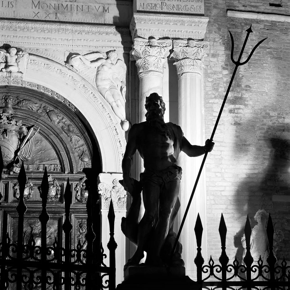 Neptuno, Venice 40x40 cm, Edition of 6 60x60 cm, Edition of 7 80x80 cm, Edition of 7 120x120 cm, Edition of 5