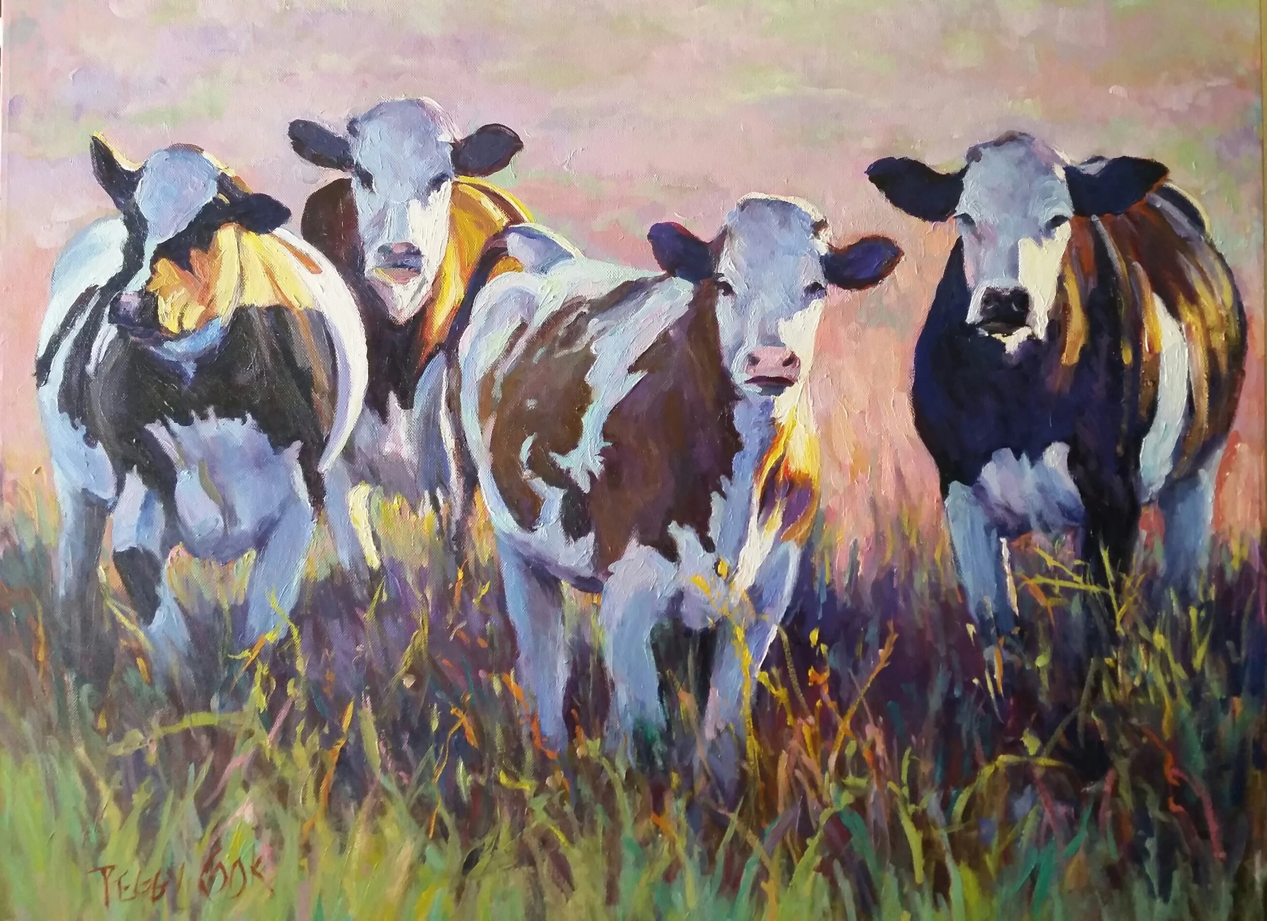 Cows at Sunset (Copy)