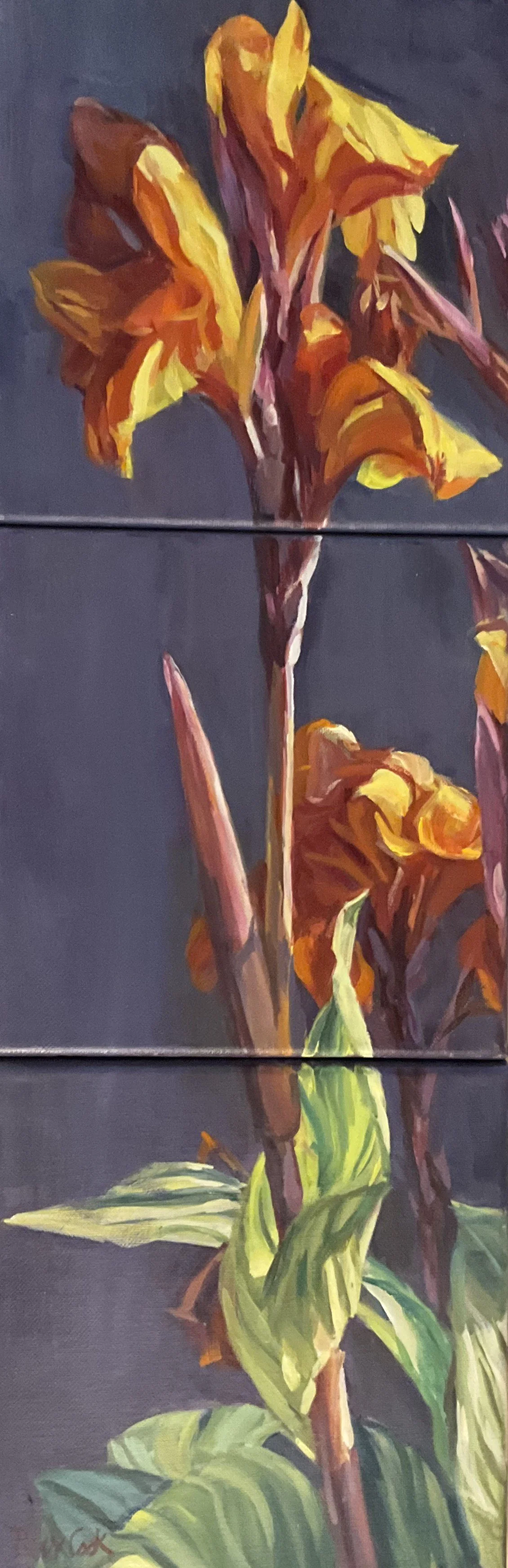 Orange Canna (Triptych) (Copy)