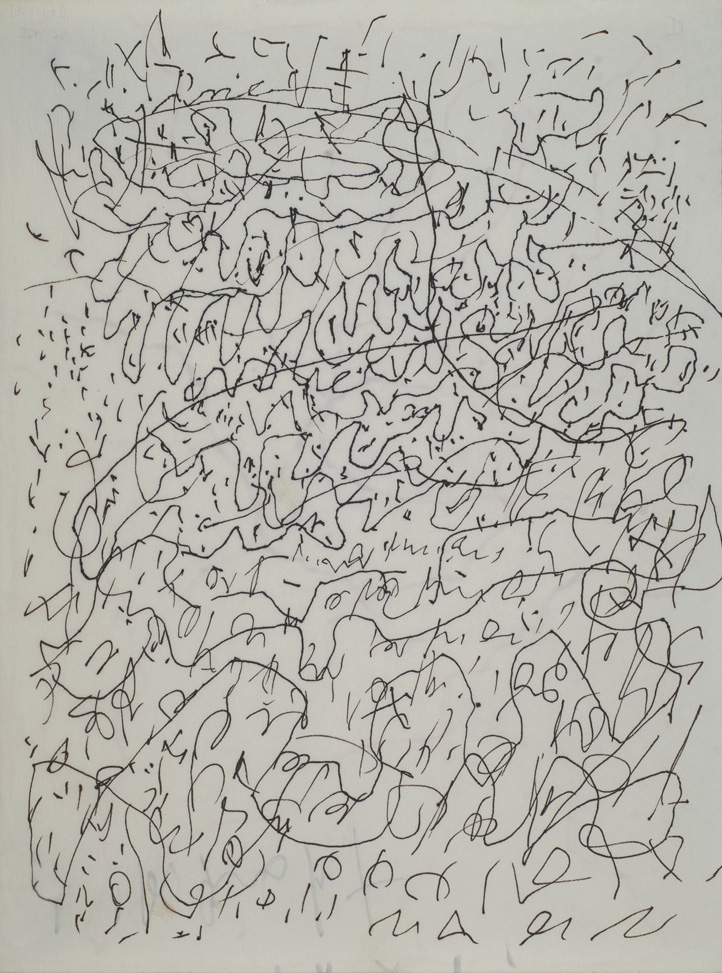 J.B. Murray, Untitled, c. 1978-1988, Marker, ink on paper, 14 x 10.5 inches, JBM 398