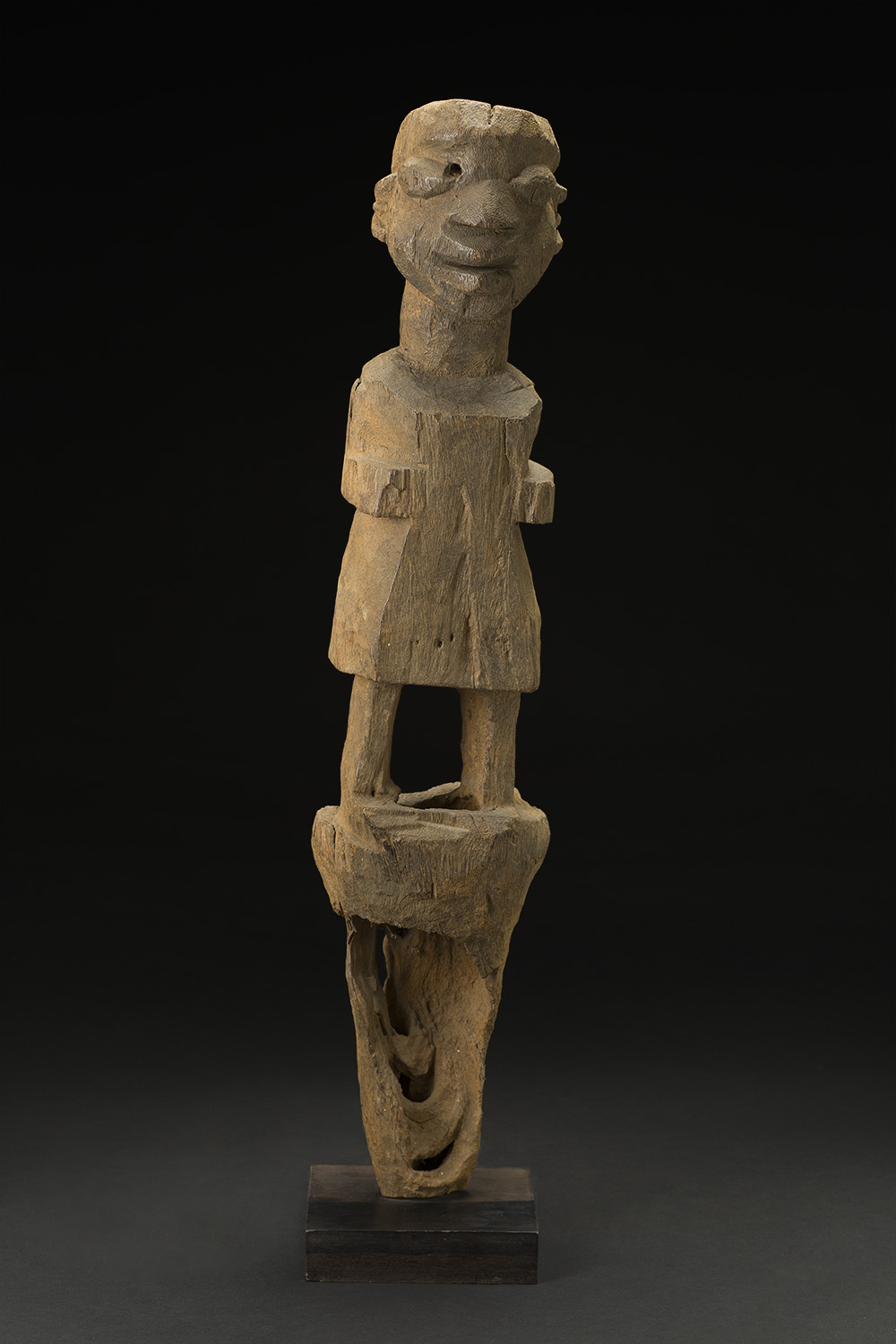   Africa    Bocio - Nago People - Benin  , Early 20th C. Wood 28 x 5 x 6 inches 71.1 x 12.7 x 15.2 cm Af 297 