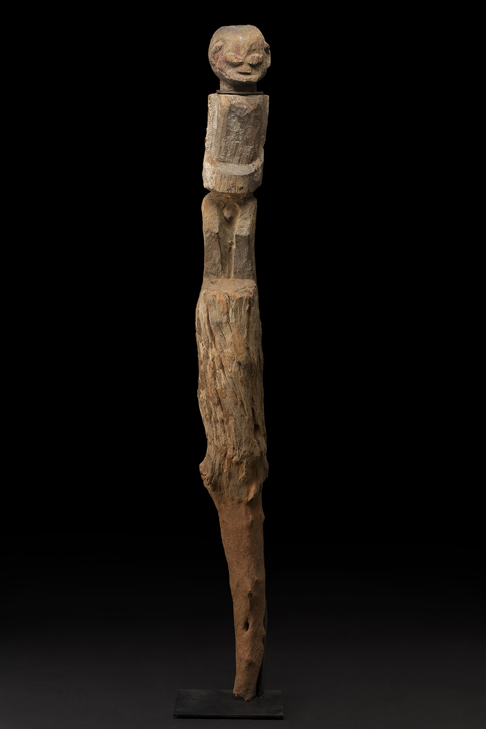   Africa    Bocio - Fon/Nago People - Benin  , Early 20th C. Wood 49 x 6.25 x 5.25 inches 124.5 x 15.9 x 13.3 cm Af 405 