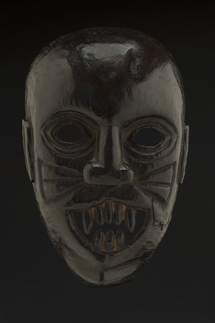   Masks    Nepal - Transformation Mask  , Early 20th C. Wood 10 x 7 x 3.5 inches 25.4 x 17.8 x 8.9 cm M 108s 