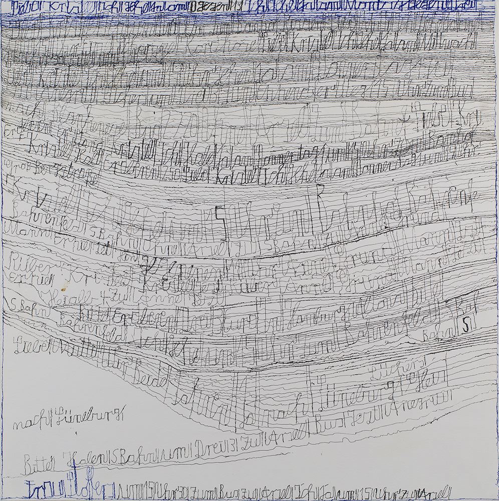 Harald Stoffers,&nbsp;Brief 192, August 12th, 2011,&nbsp;Ink on paper,&nbsp;19.75 x 19.75 inches,&nbsp;50.2 x 50.2 cm,&nbsp;HaS 21