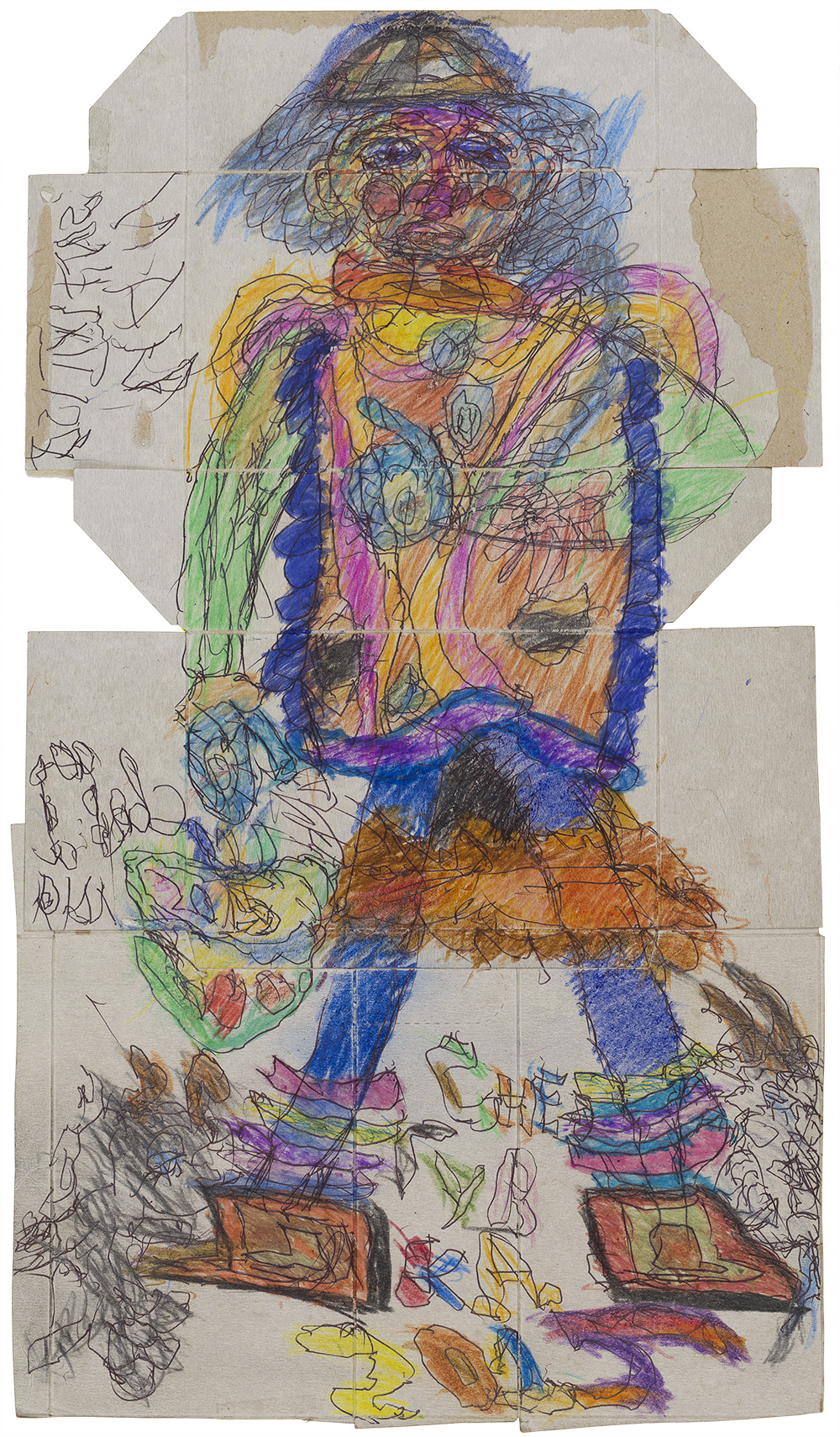  Ilya Natarevich Snow Maiden, 2015 Crayon, ball point pen on cereal box 22 x 12.5 inches 55.9 x 31.8 cm INa 16 