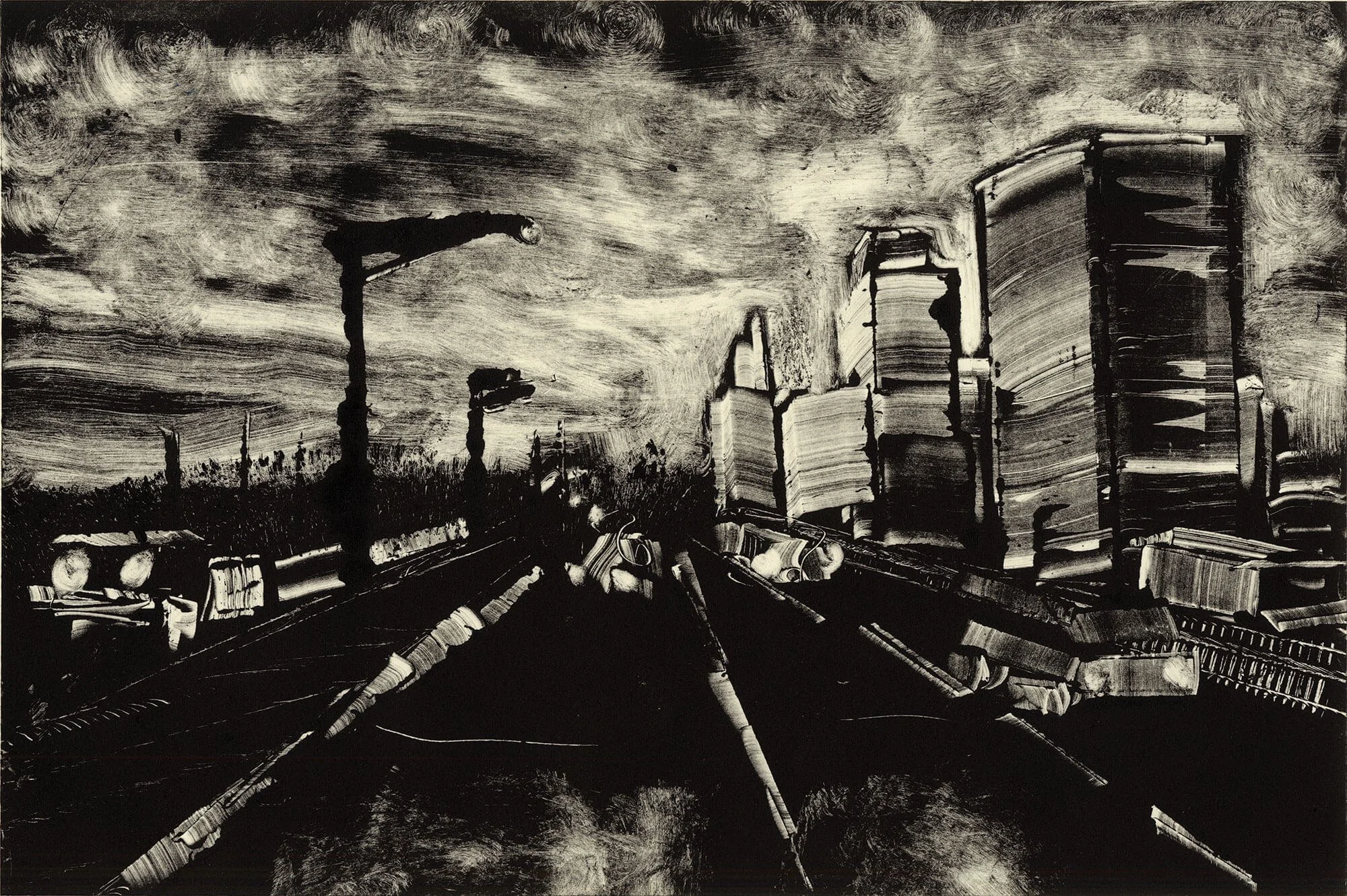 I-91N Springfield, MA  10" x 15"    2013  